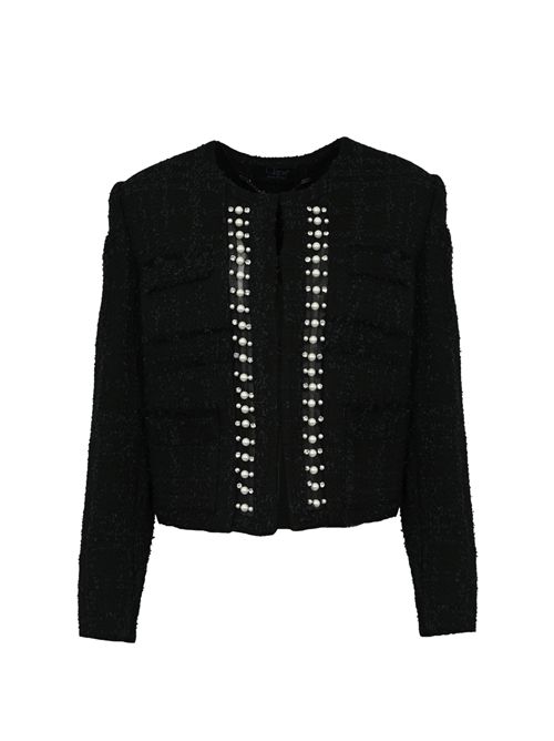 Giacca in bouclé effetto Chanel con perline Clips | A604 971600001